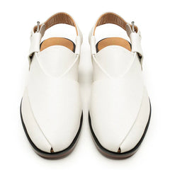 SLO Shoes Grain White Shoes for Men