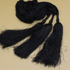 Simple Black Tassels Paranda - Elayna