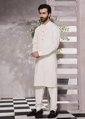 (3 Piece) Shalwar Kamiz with Prince Coat 86 For Men
