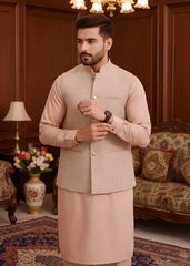 (3 Piece) - Pastel Green Suit with Matching Waistcoat