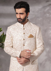 (3 Piece) Shalwar Kamiz with Prince Coat 86 For Men
