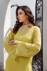 Nilofer Shahid | Verve Summer 24 | Evara (3pc) – Verve SS 24