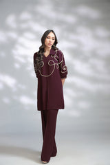Sana Abbas | La Fiesta A W Pret | Crimson