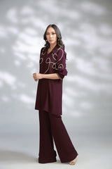 Sana Abbas | La Fiesta A W Pret | Crimson
