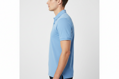 Zayan Men’s Premium Sky Blue Polo Shirt – Slim Fit Export Quality Cotton