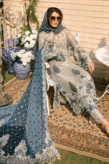Raeesa Premium | Wajadan Wedding Formals | WD-5 Silver Grey