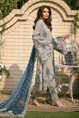 Raeesa Premium | Wajadan Wedding Formals | WD-5 Silver Grey