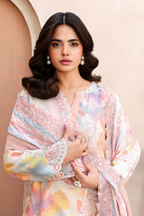 Ramsha | Naqsh Embroidered Rawsilk | RS-01