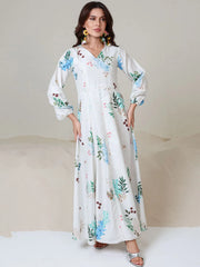 Sowears | Mysteria White Floral | Lacey Long Dress