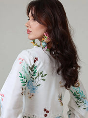 Sowears | Mysteria White Floral | Lacey Long Dress