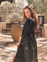 Sowears | Nova Black | Embroidered Dress
