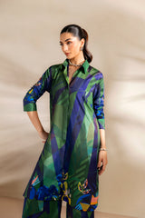 Saira Rizwan | Silk Coords 25 | SHORELINE SERENADE - SRSP-25-08
