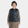 Boys Poly Viscose Waist Coat - Black | Zayan Clothing UK
